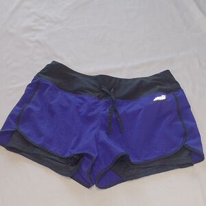 Avia Women's Purple and Black Athletic Shorts.Size Small .